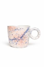 NATUREL RENKLİ EL YAPIMI SERAMİK KUPA